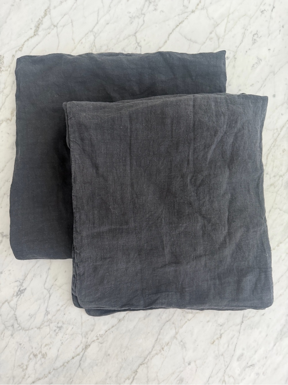 Restoration Hardware Linen Euro Shams (2)